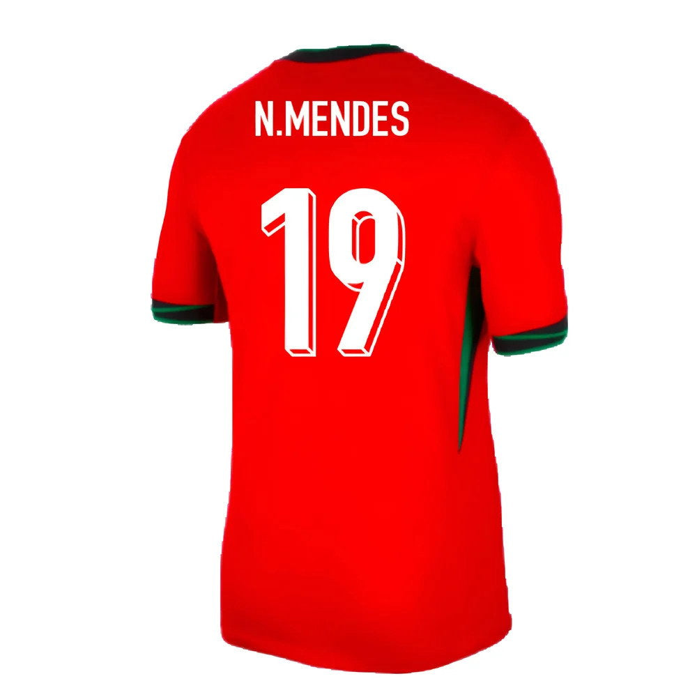 2024-2025 Portugal Home Shirt (N.Mendes 19)_2