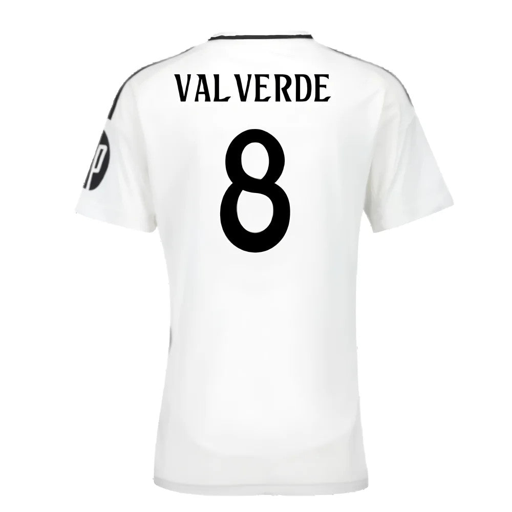 2024-2025 Real Madrid Home Shirt (Womens) (Valverde 8)_2