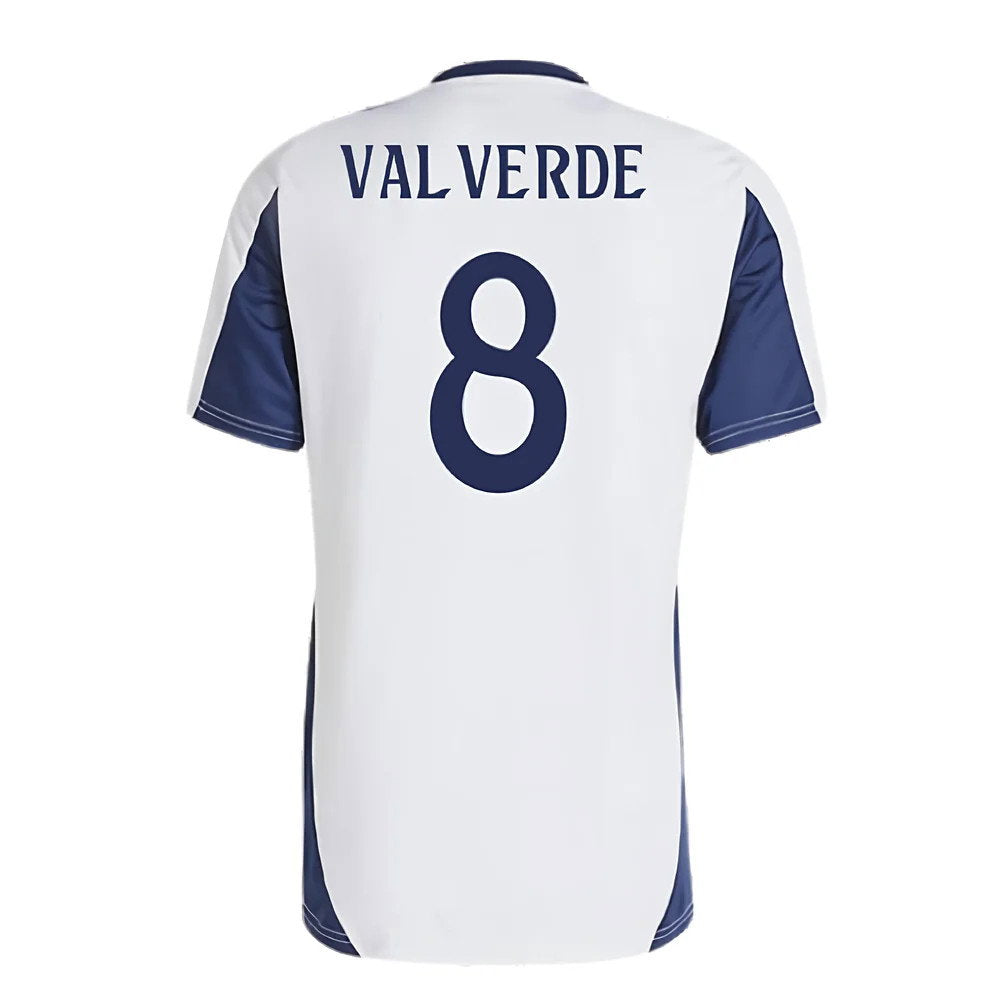 2024-2025 Real Madrid Training Shirt (White) (Valverde 8)_2