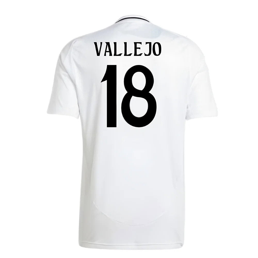 2024-2025 Real Madrid Home Shirt (Vallejo 18)_2