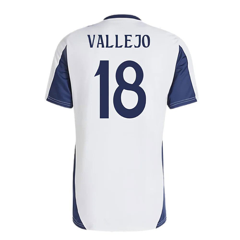 2024-2025 Real Madrid Training Shirt (White) (Vallejo 18)_2