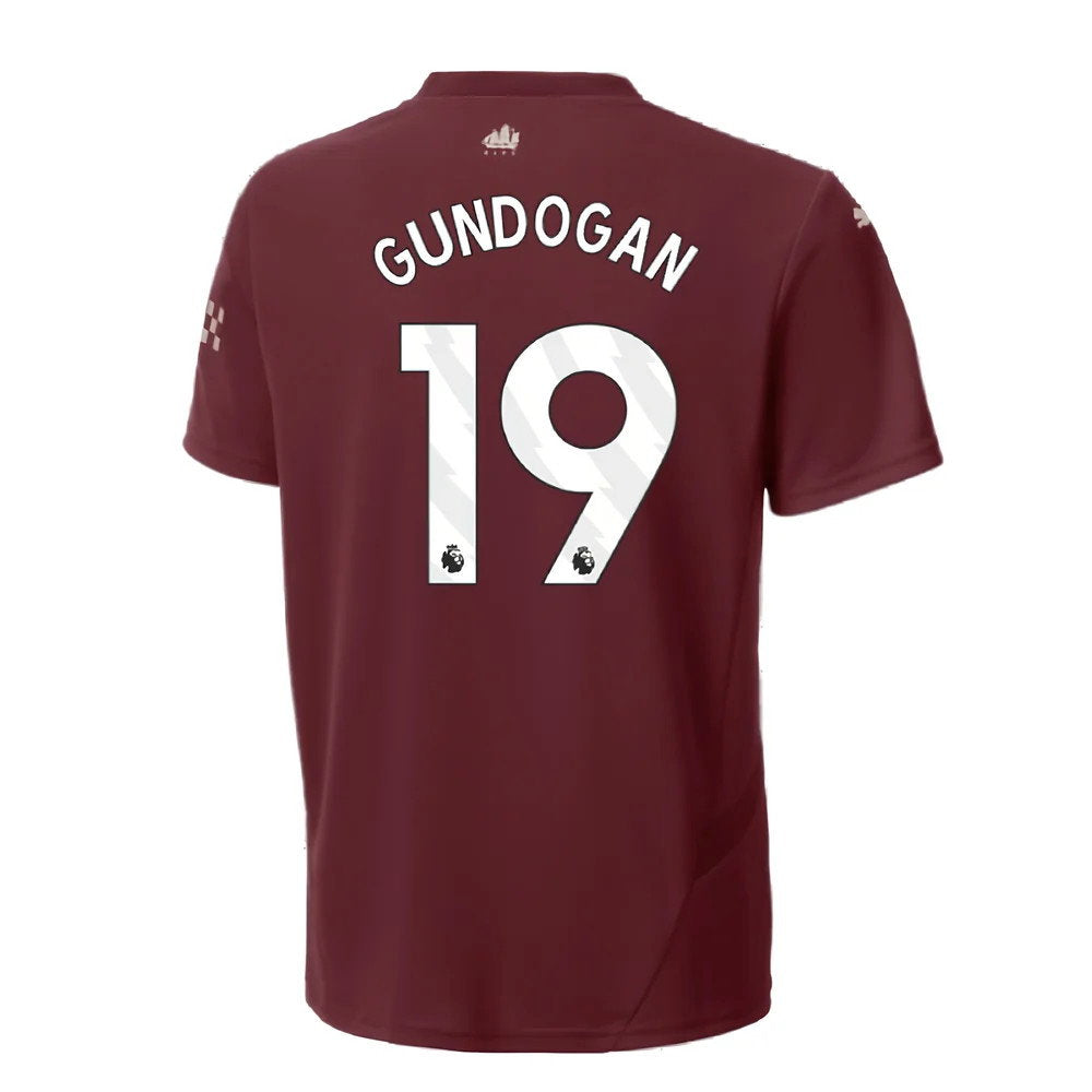 2024-2025 Man City Third Shirt (Kids) (Gundogan 19)_2