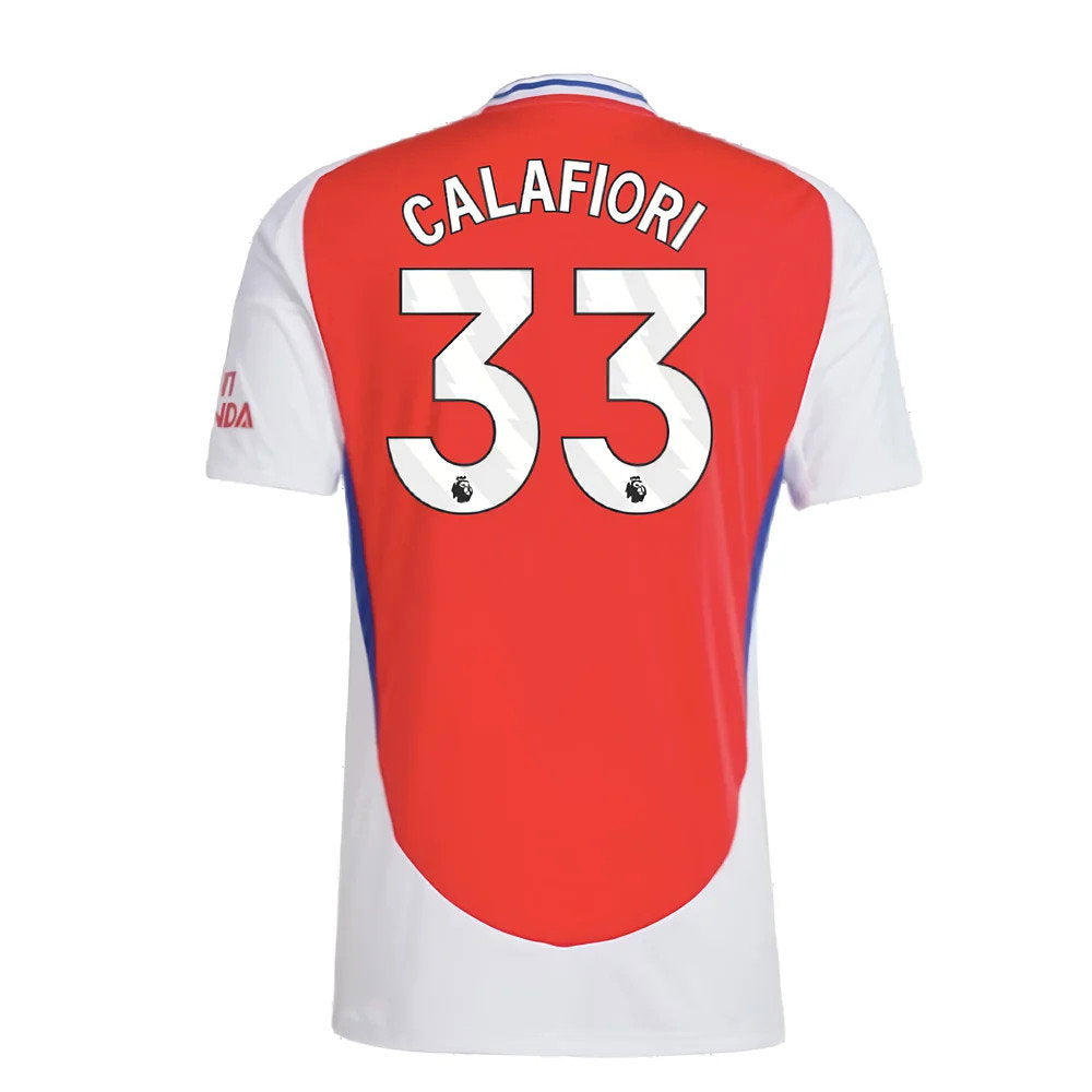 2024-2025 Arsenal Home Shirt (Calafiori 33)_2