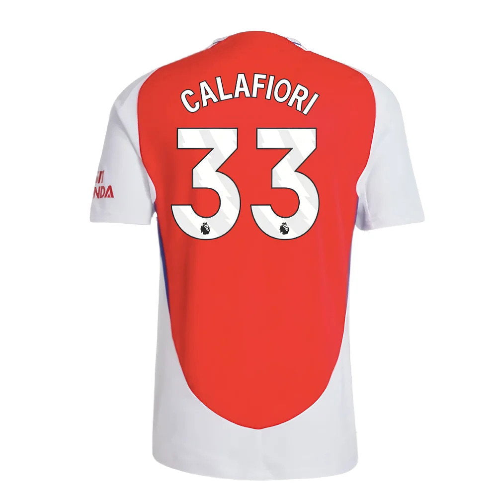 2024-2025 Arsenal Authentic Home Shirt (Calafiori 33)_2
