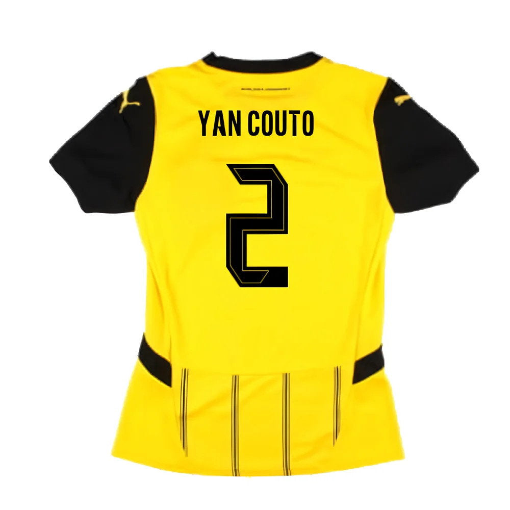 2024-2025 Borussia Dortmund Home Shirt (Ladies) (Yan Couto 2)_2