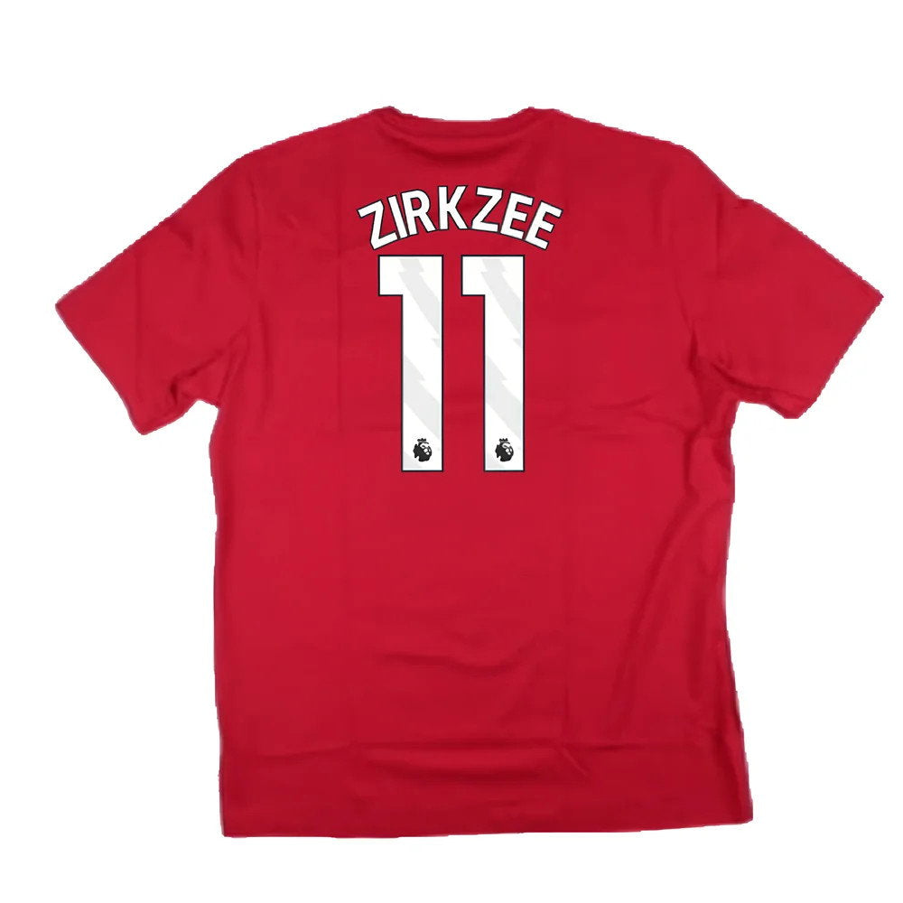 2024-2025 Man Utd DNA Graphic Tee (Red) (Zirkzee 11)_2