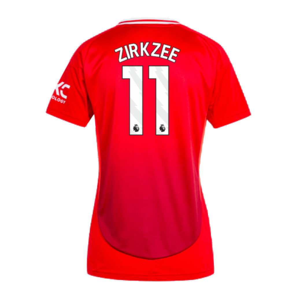 2024-2025 Man Utd Home Shirt (Womens) (Zirkzee 11)_2