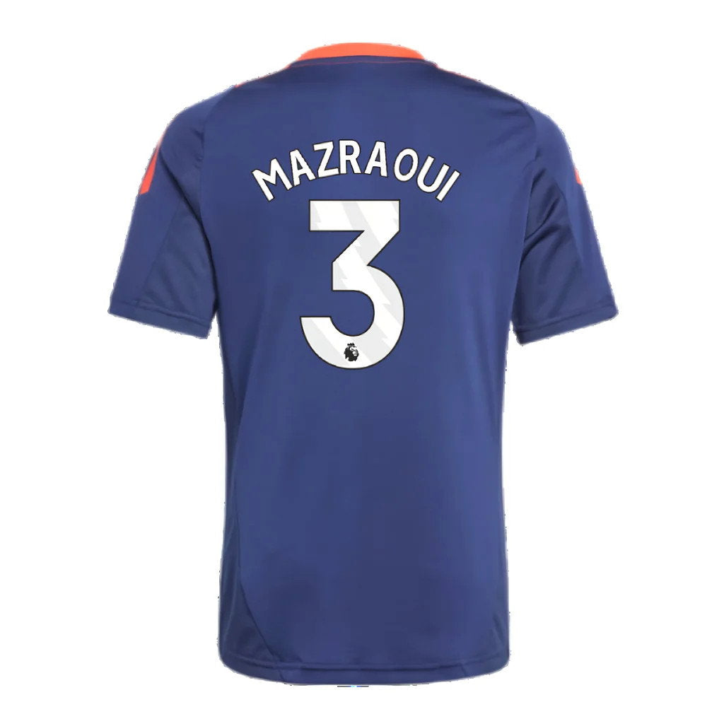 2024-2025 Man Utd Training Jersey (Night Indigo) - Kids (Mazraoui 3)_2