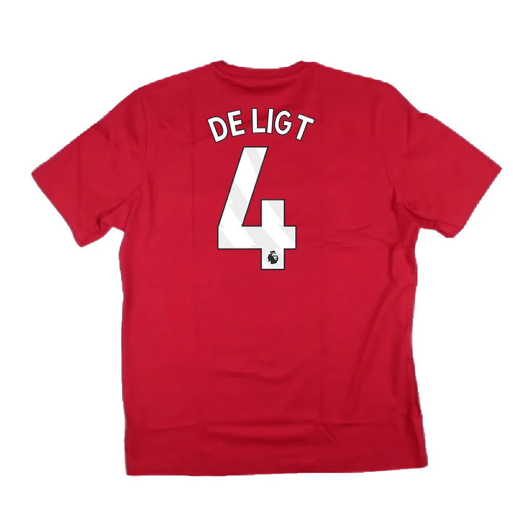 2024-2025 Man Utd DNA Graphic Tee (Red) (De Ligt 4)_2