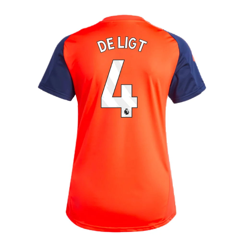 2024-2025 Man Utd Training Jersey (Red) - Womens (De Ligt 4)_2