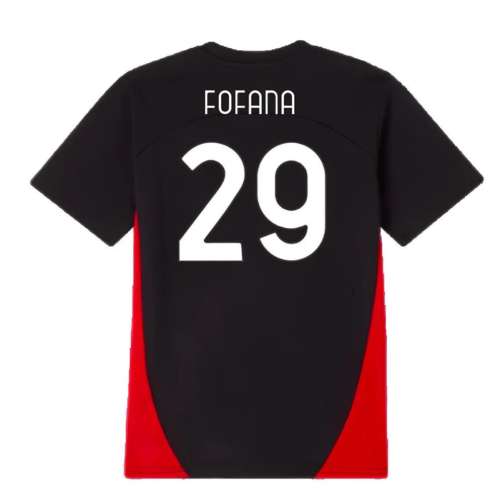 2024-2025 AC Milan Training Shirt (Black) - Kids (Fofana 29)_2