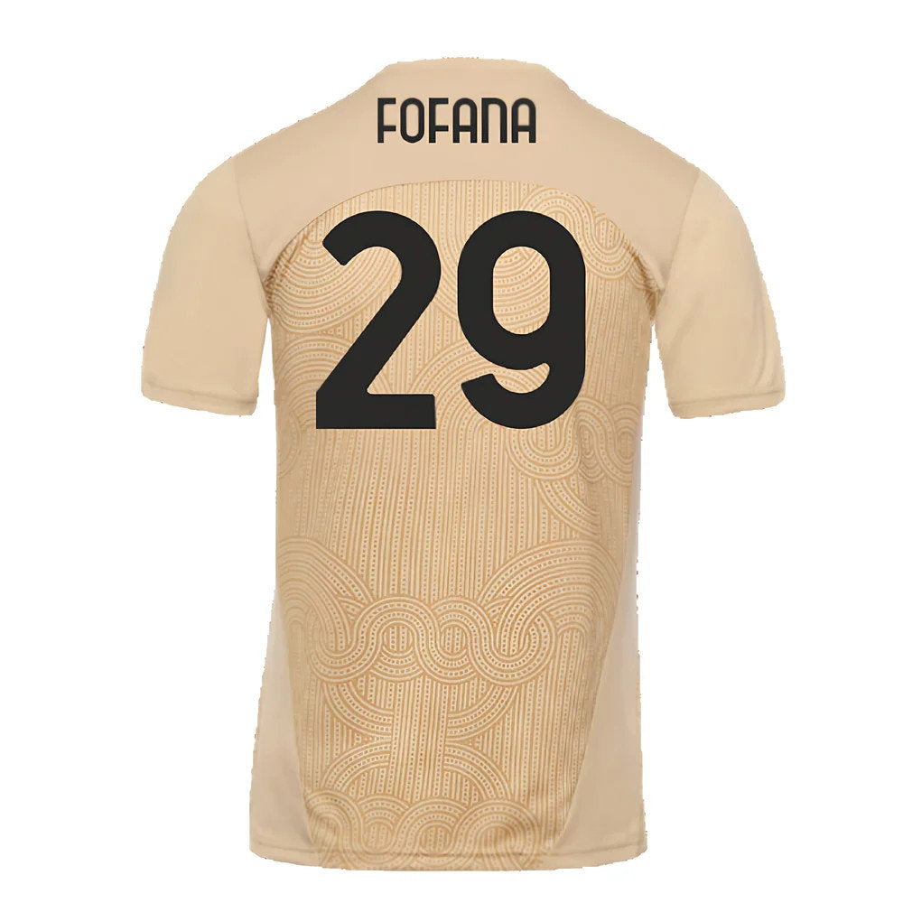 2024-2025 AC Milan Pre-Match Shirt (Putty) (Fofana 29)_2