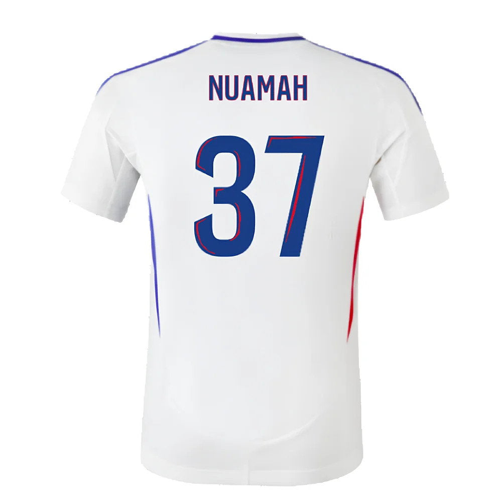 2024-2025 Olympique Lyon Home Shirt (Nuamah 37)_2