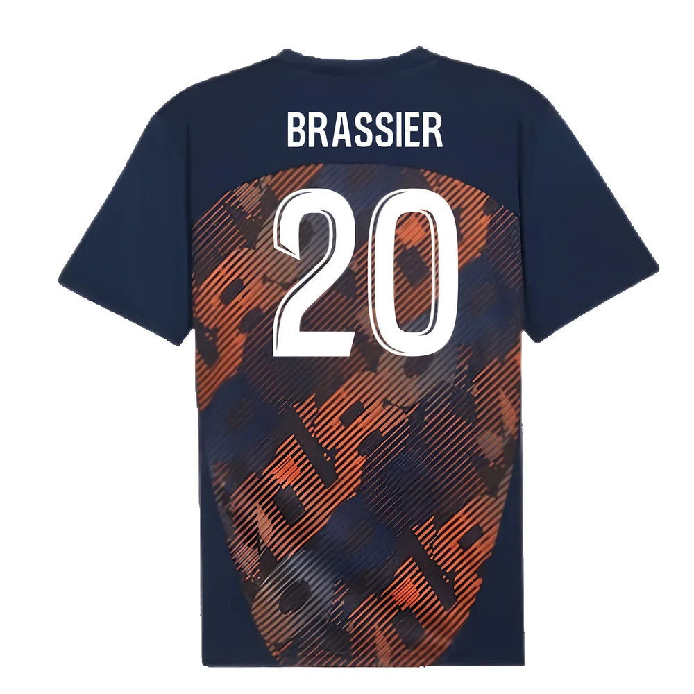 2024-2025 Marseille Pre-Match Shirt (Club Navy) (Brassier 20)_2