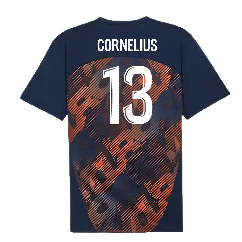2024-2025 Marseille Pre-Match Shirt (Club Navy) (Cornelius 13)_2