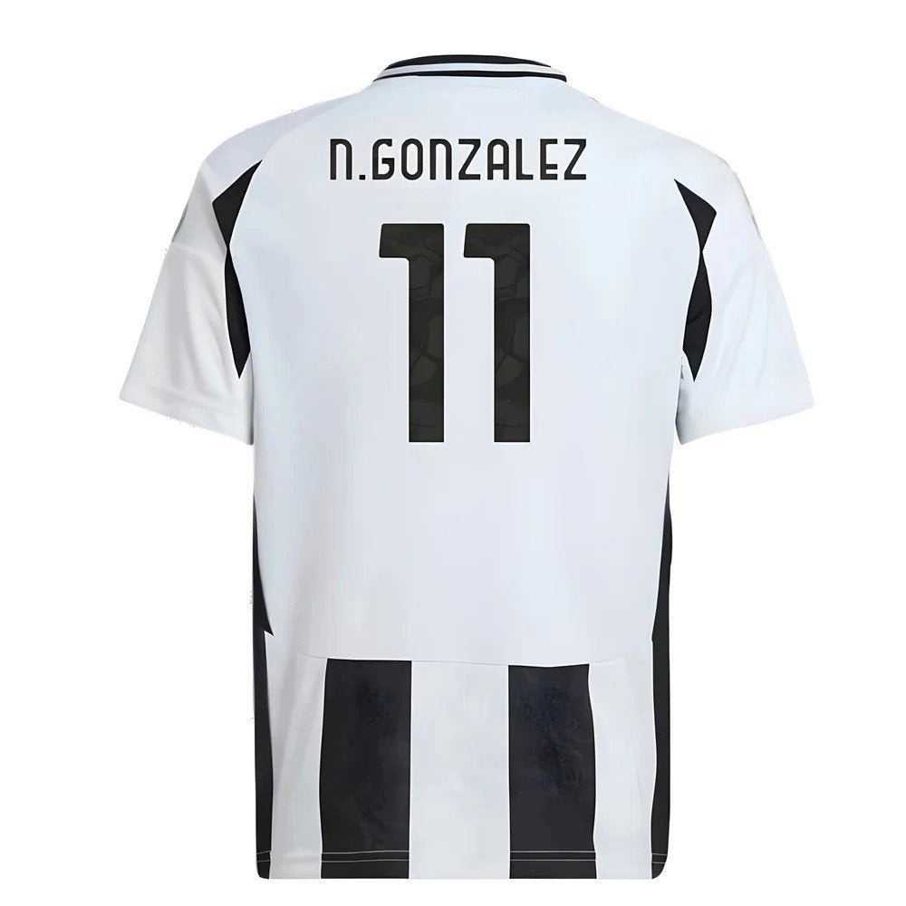 2024-2025 Juventus Home Shirt (Kids) (N.Gonzalez 11)_2