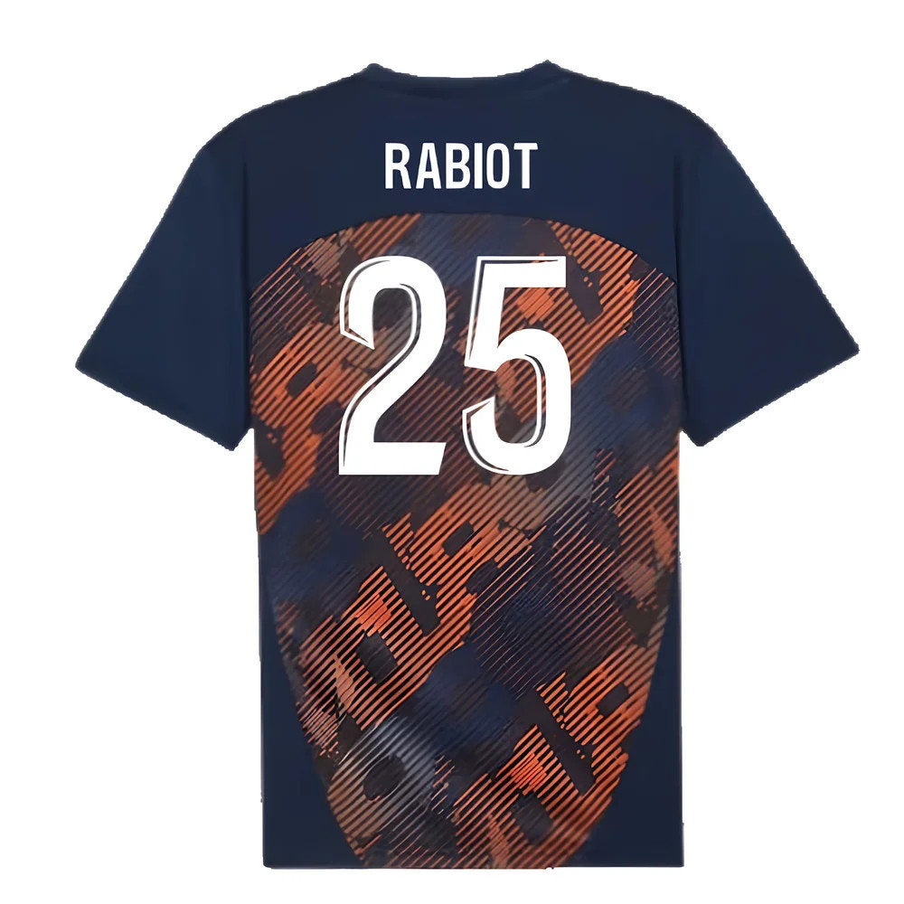 2024-2025 Marseille Pre-Match Shirt (Club Navy) (Rabiot 25)_2
