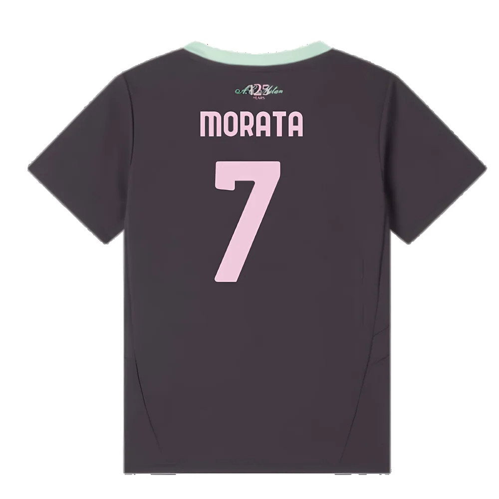 2024-2025 AC Milan Third Mini Kit (Morata 7)_2