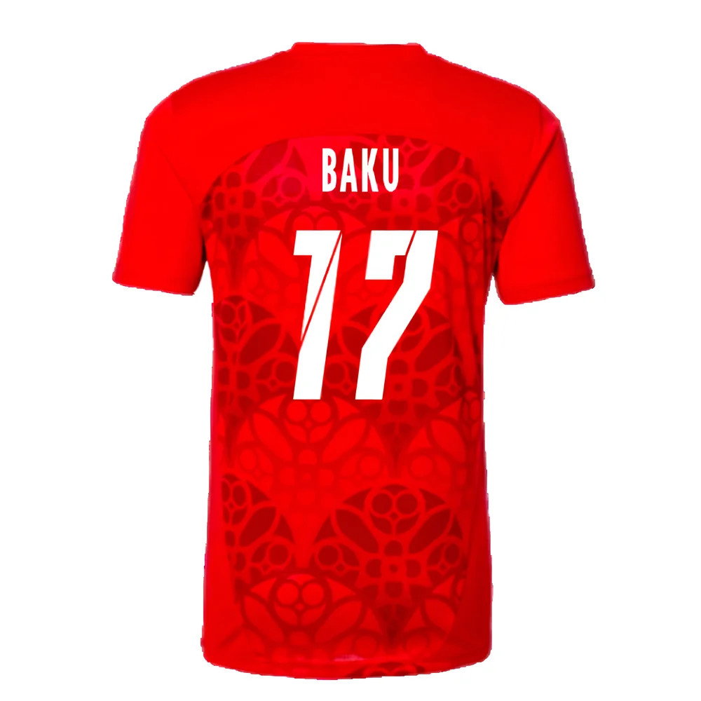2024-2025 Red Bull Leipzig Pre-Match Shirt (Red) (Baku 17)_2