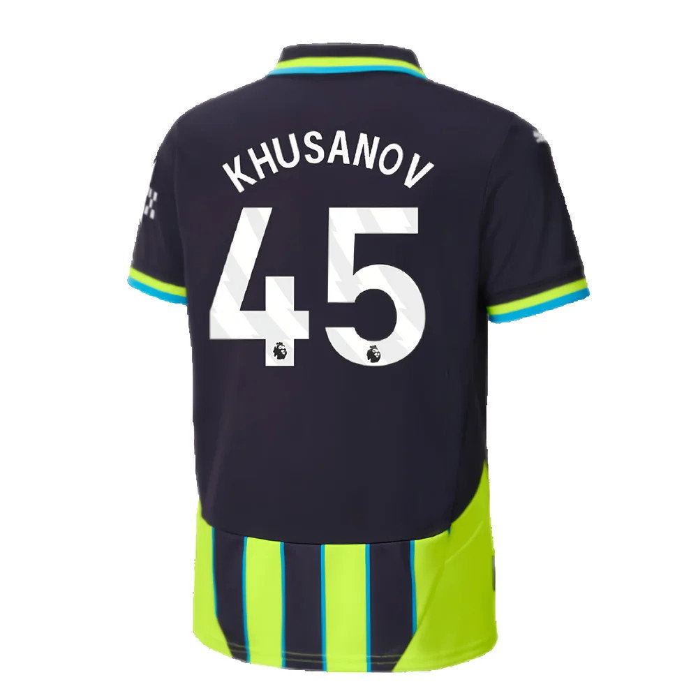 2024-2025 Man City Away Shirt (Kids) (Khusanov 45)_2