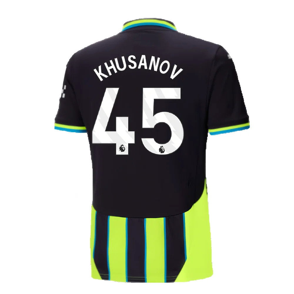 2024-2025 Man City Away Shirt (Khusanov 45)_2
