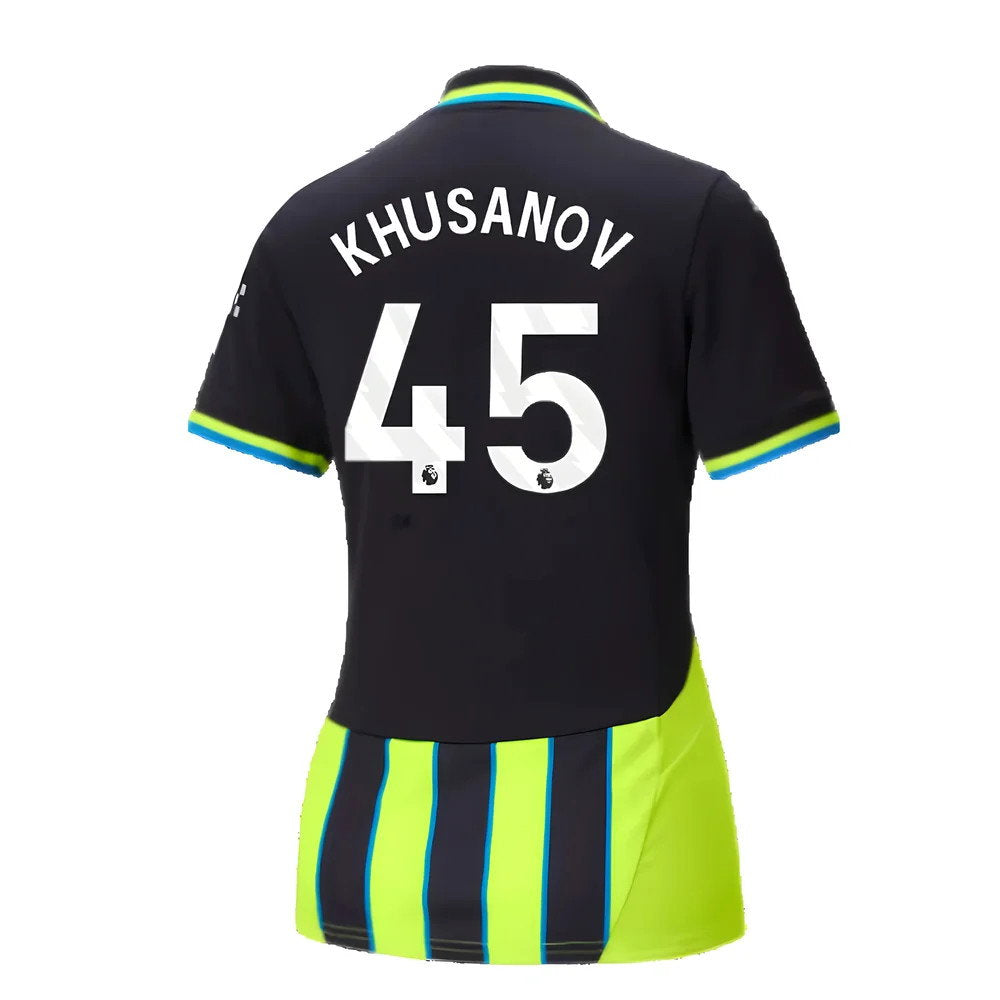 2024-2025 Man City Away Shirt (Womens) (Khusanov 45)_2