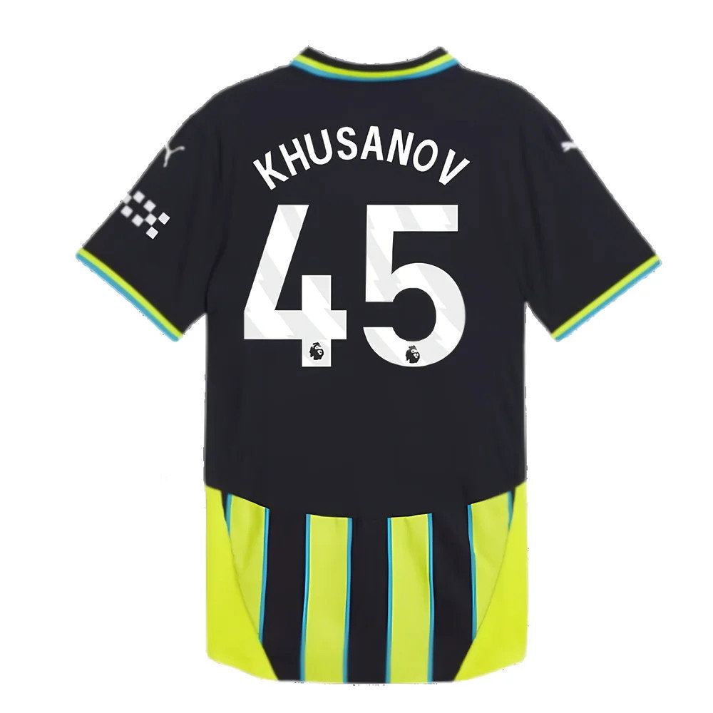 2024-2025 Man City Away Authentic Shirt (Khusanov 45)_2