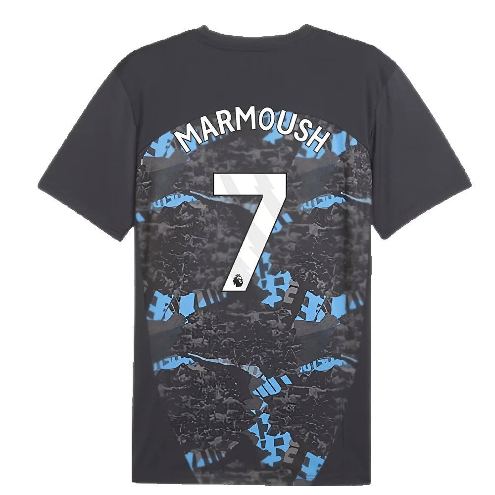 2024-2025 Man City Prematch SS Jersey (Strong Gray) (Marmoush 7)_2