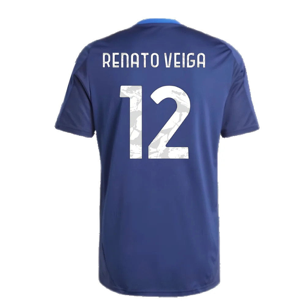 2024-2025 Juventus Training Jersey (Navy) (Renato Veiga 12)_2