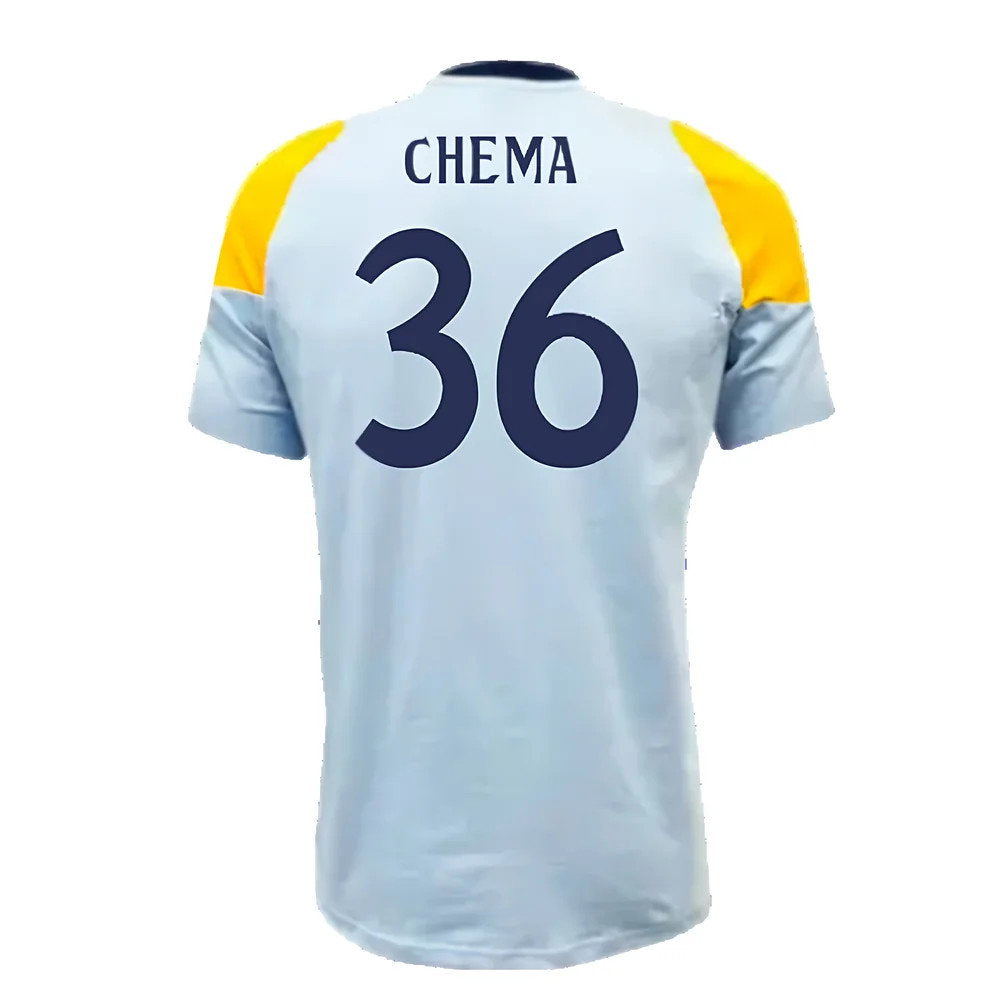 2024-2025 Real Madrid Training Tee (Glow Blue) (Chema 36)_2