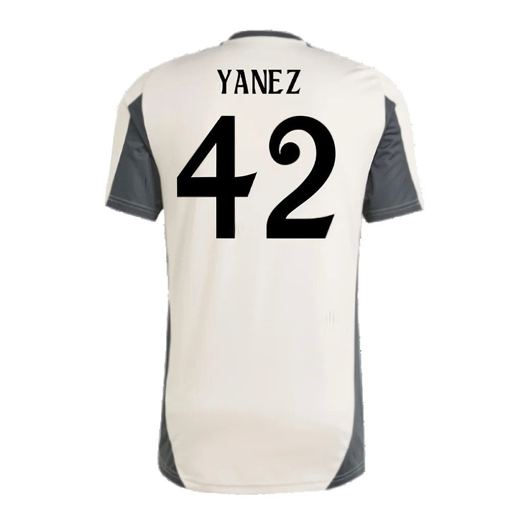 2024-2025 Real Madrid EU Training Jersey (Putty Mauve) (Yanez 42)_2