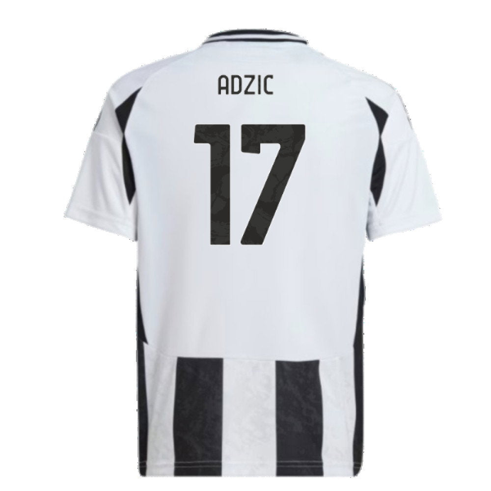 2024-2025 Juventus Home Shirt (Kids) (Adzic 17)_2
