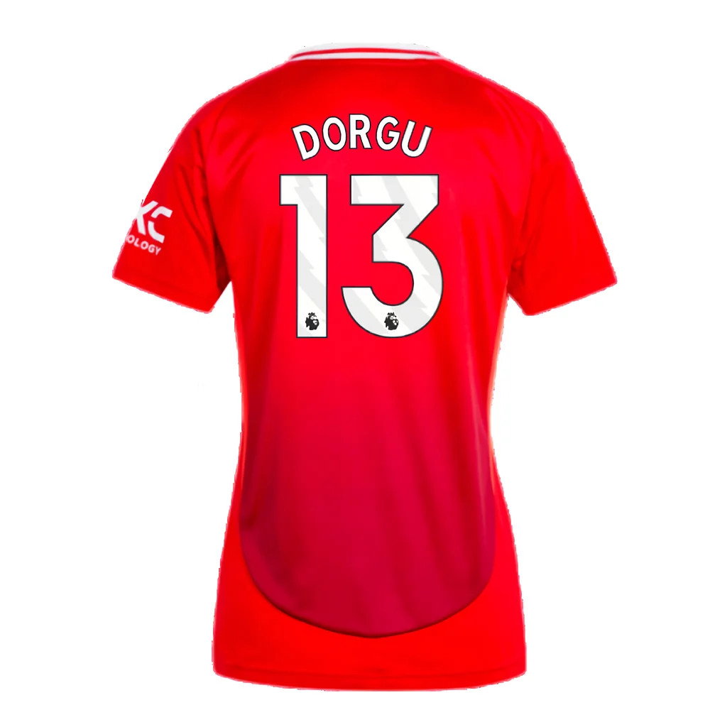 2024-2025 Man Utd Home Shirt (Womens) (Dorgu 13)_2