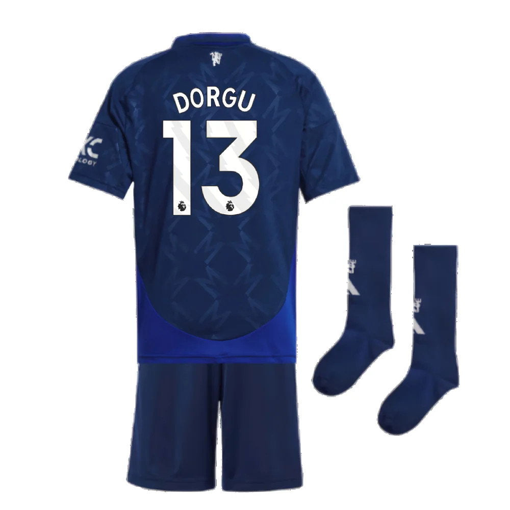 2024-2025 Man Utd Away Mini Kit (Dorgu 13)_2