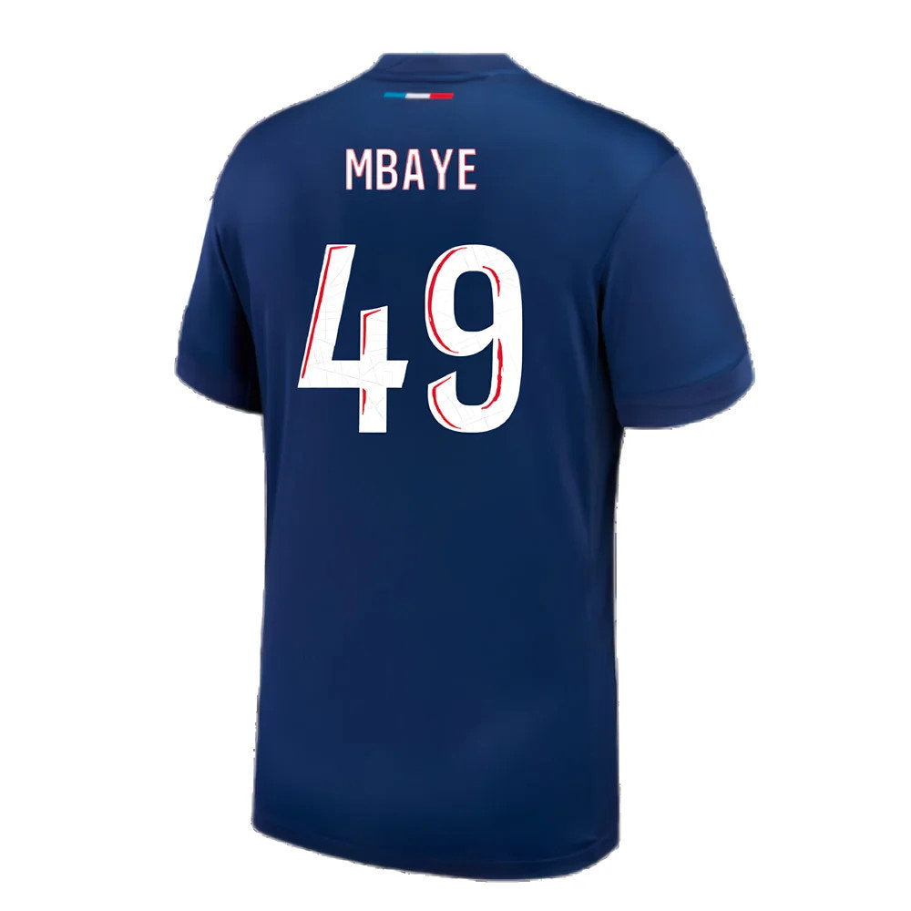 2024-2025 PSG Paris Saint Germain Home Shirt (Kids) (Mbaye 49)_2