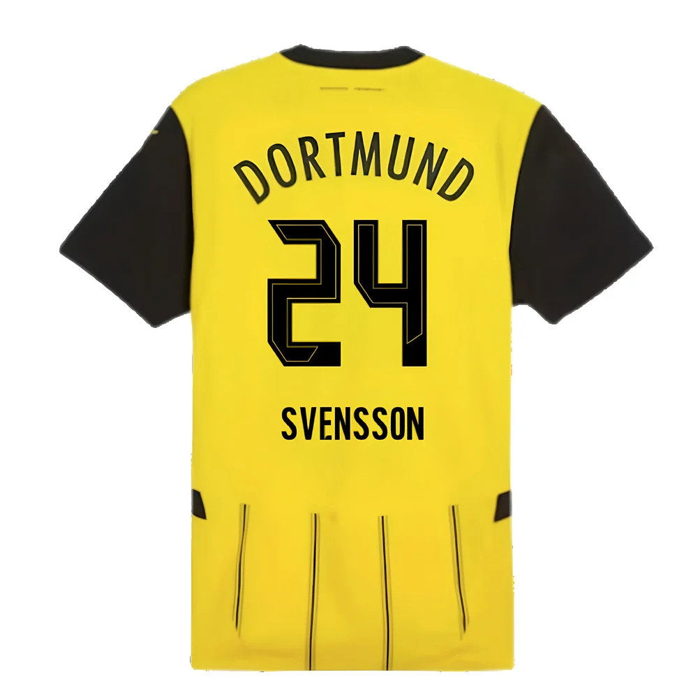 2024-2025 Borussia Dortmund Authentic Home Shirt (Svensson 24)_2