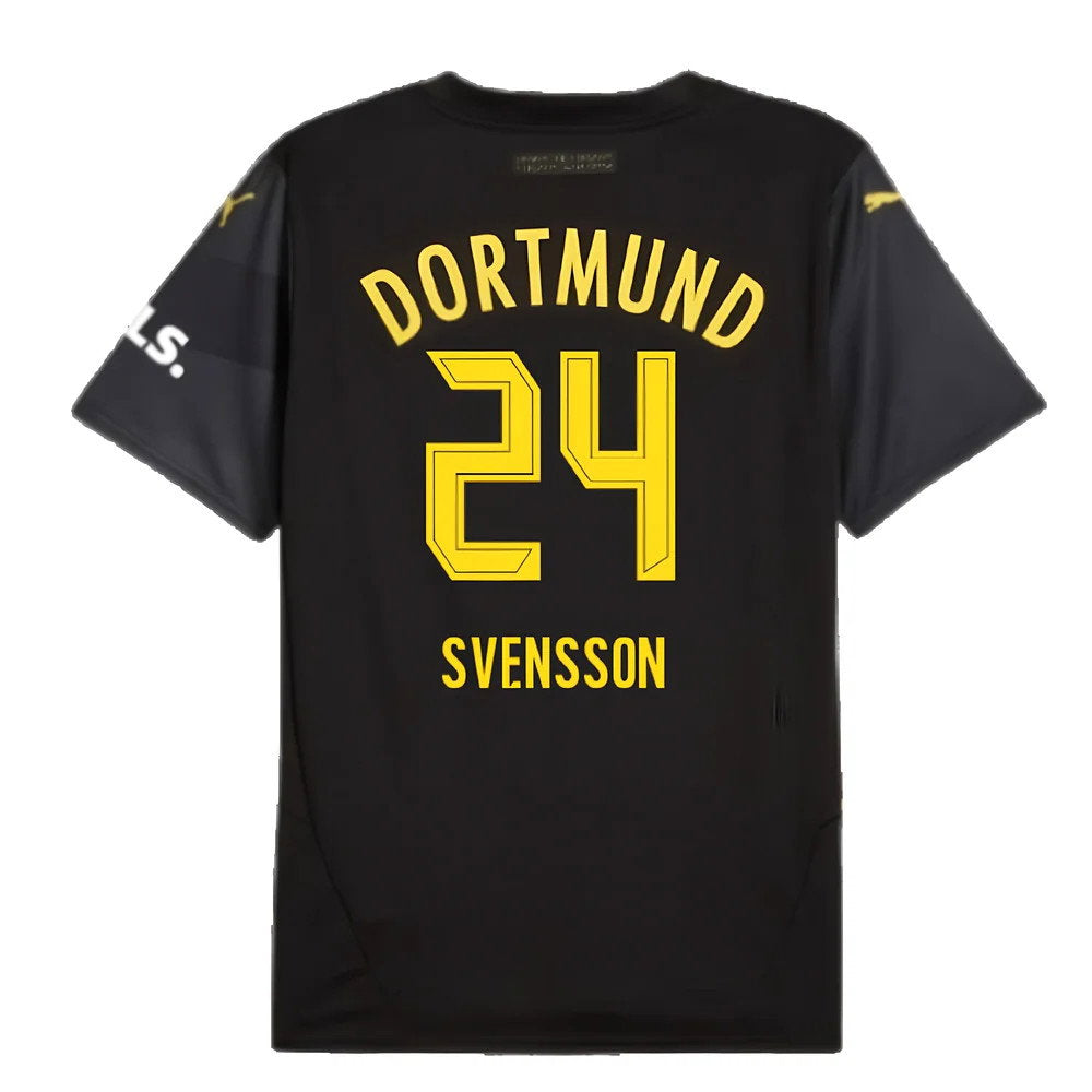 2024-2025 Borussia Dortmund Away Shirt (Kids) (Svensson 24)_2