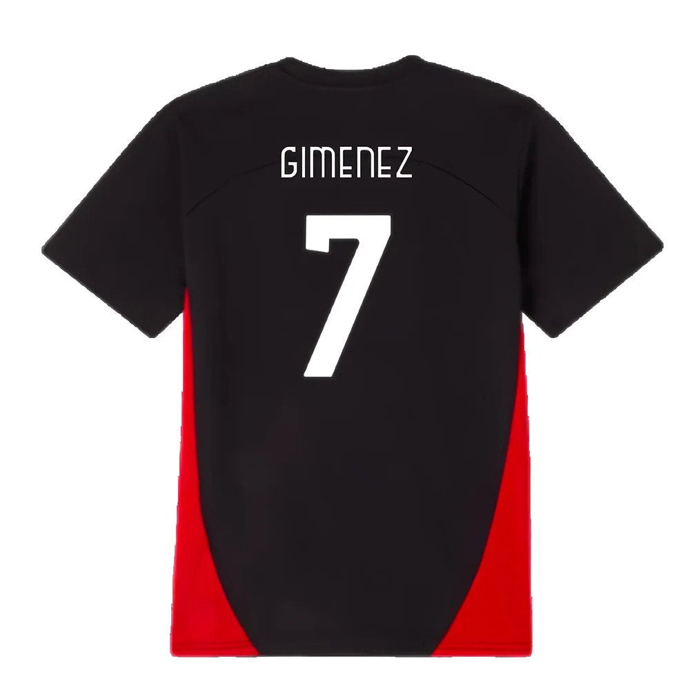 2024-2025 AC Milan Training Shirt (Black) - Kids (Gimenez 7)_2