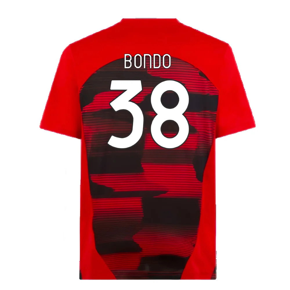 2024-2025 AC Milan Prematch SS Shirt (Red) (Bondo 38)_2