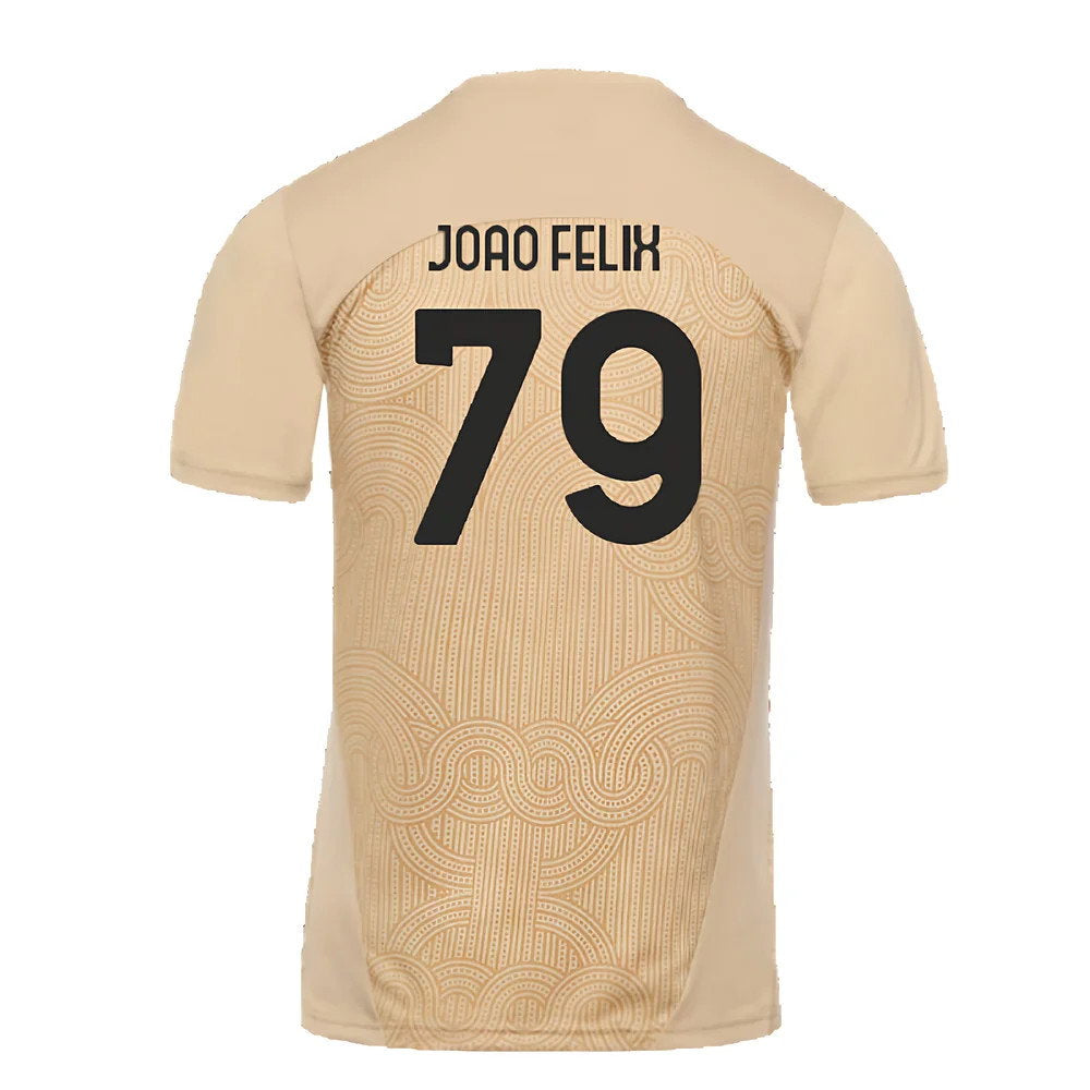 2024-2025 AC Milan Pre-Match Shirt (Putty) (Joao Felix 79)_2