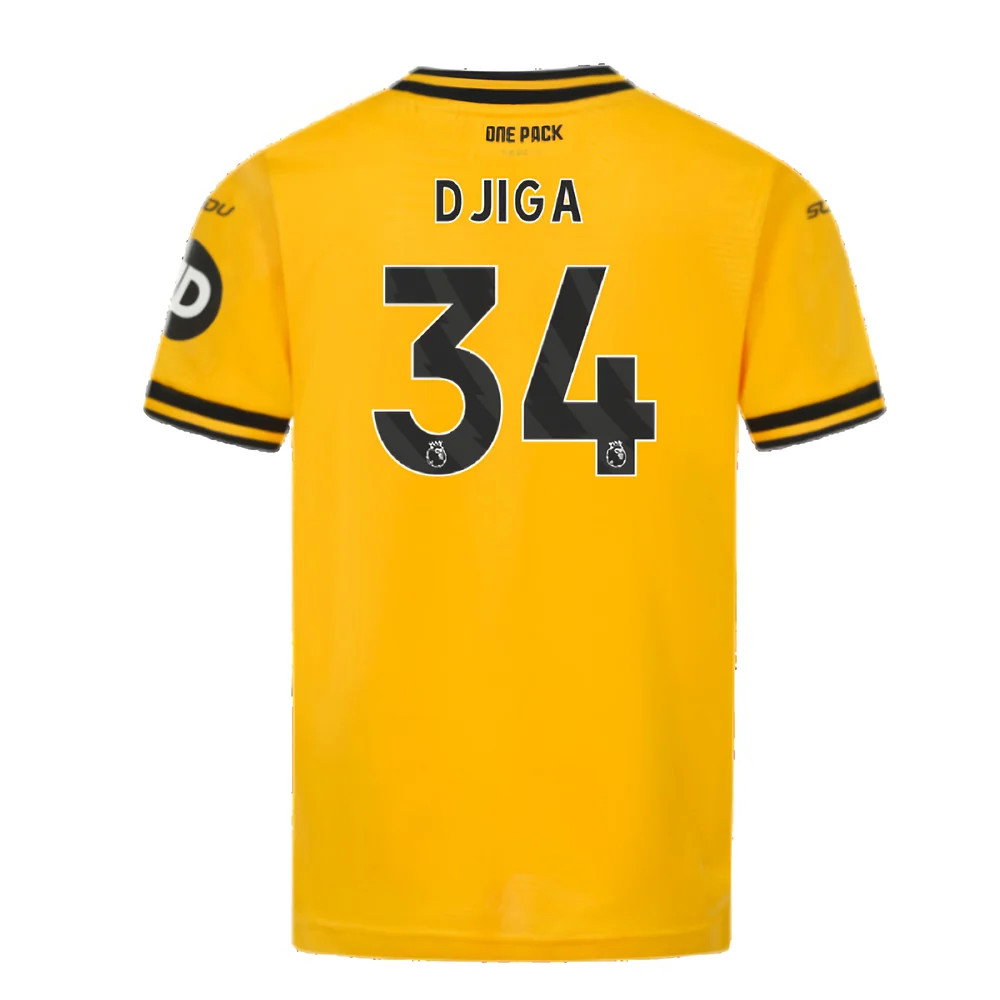 2024-2025 Wolves Home Shirt (Kids) (Djiga 34)_2