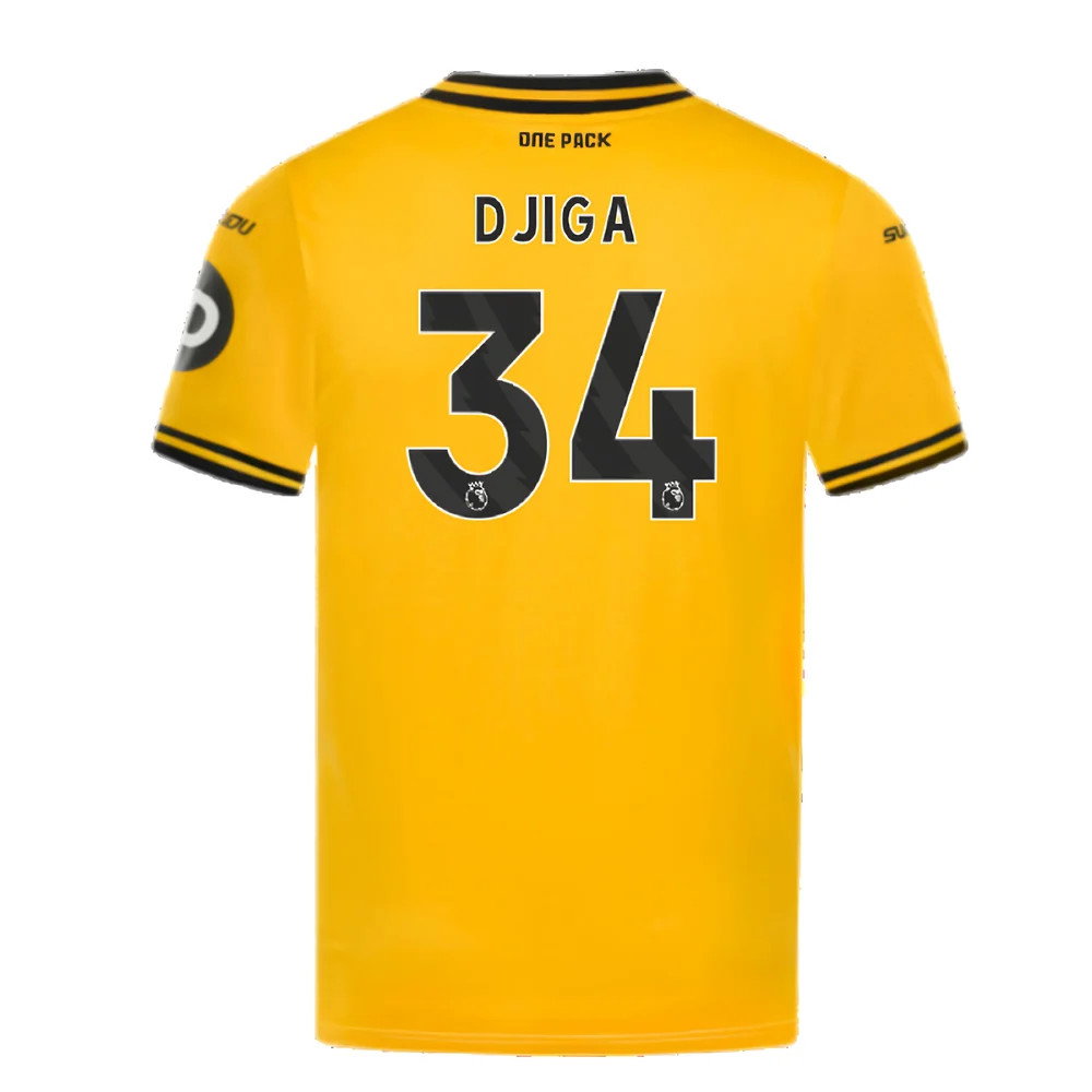 2024-2025 Wolves Home Shirt (Djiga 34)_2