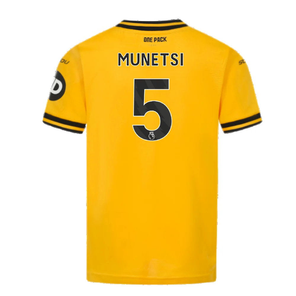 2024-2025 Wolves Home Shirt (Kids) (Munetsi 5)_2