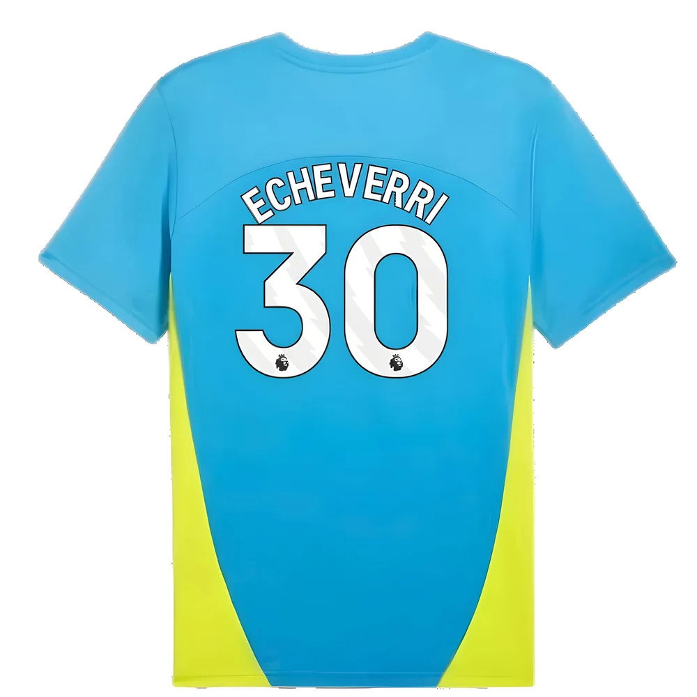 2024-2025 Man City Training Shirt (Magic Blue) (Echeverri 30)_2