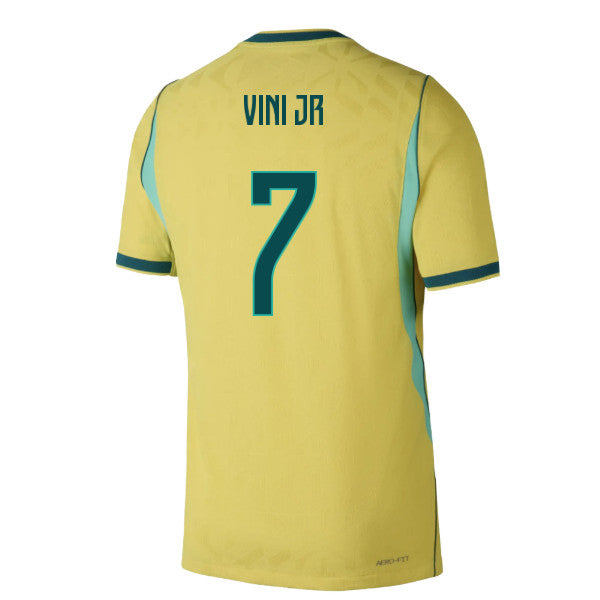2026-2027 Brazil Authentic Aero-Fit Match Home Shirt (Vini JR 7)_0