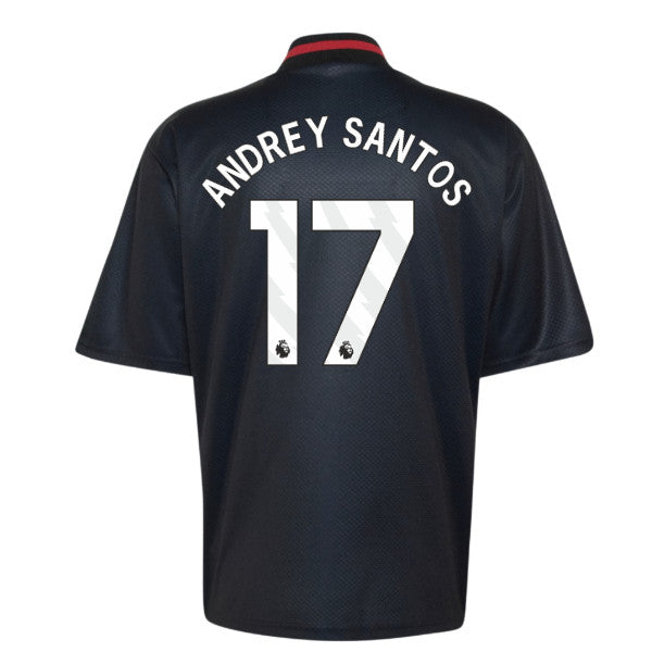 2026-2027 Man Utd Street Jersey (Black) (Andrey Santos 17)_0