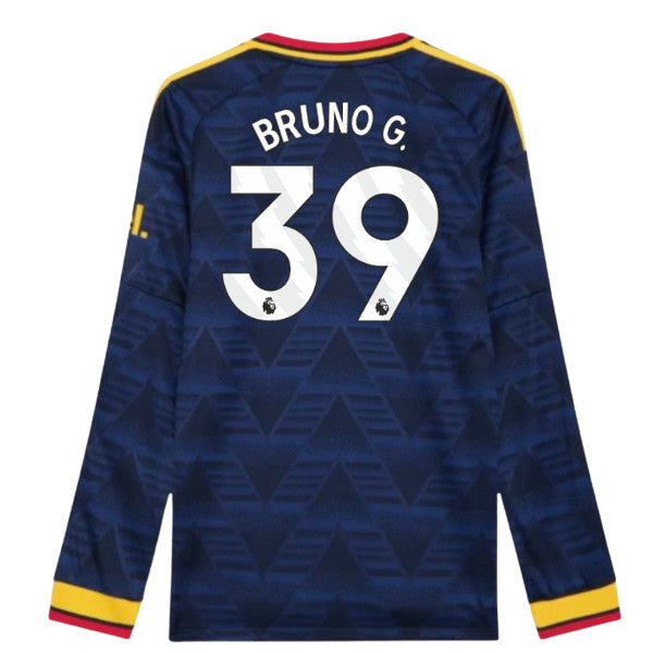 2026-2027 Arsenal Authentic Long Sleeve Away Shirt (Bruno G. 39)_0