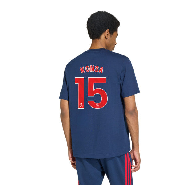 2026-2027 Arsenal DNA Graphic Tee (Navy) (Konsa 15)_0