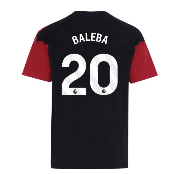 2026-2027 Man Utd Tiro Training Tee (Black) - Kids (Baleba 20)_0