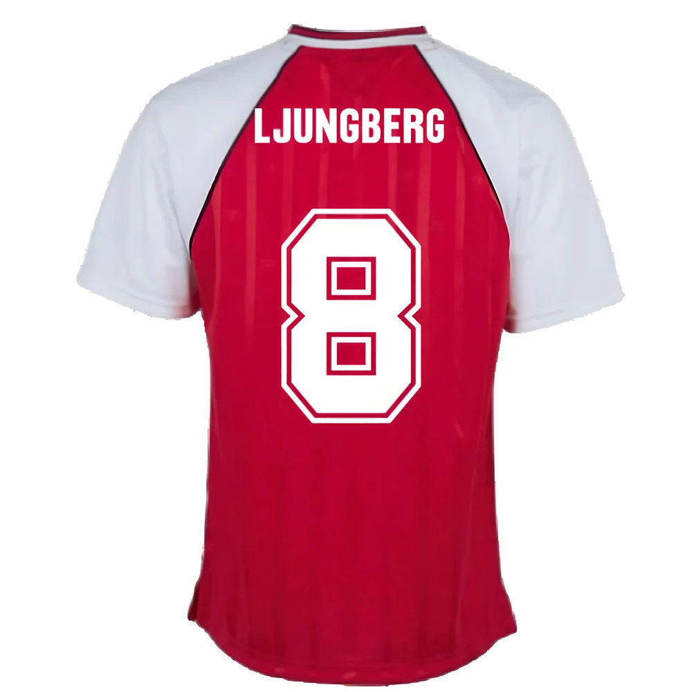Arsenal 1988 Home Retro Football Shirt (LJUNGBERG 8)_2